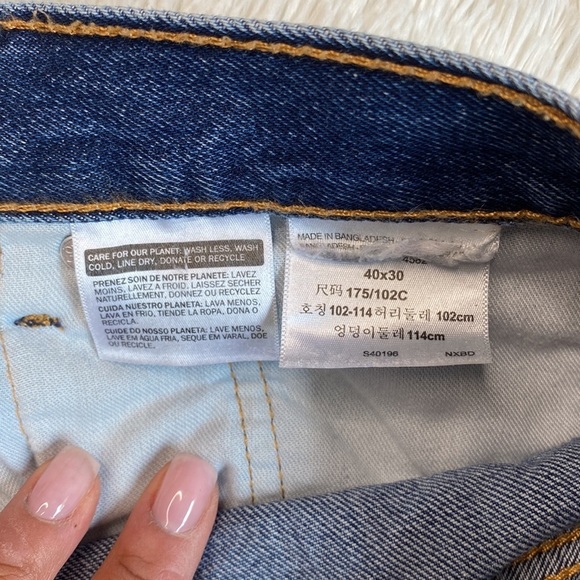 Levi’s Men’s 550 Relaxed Fit Jeans 40W/32L - Picture 9 of 9